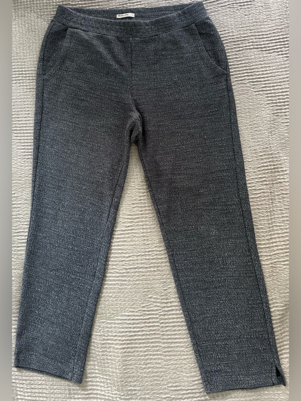 Marine Layer Fall 2021 Textured Knit Pants Women’s L Tencel Organic Cotton